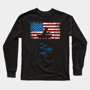 Boat Fishing Long Sleeve T-Shirt